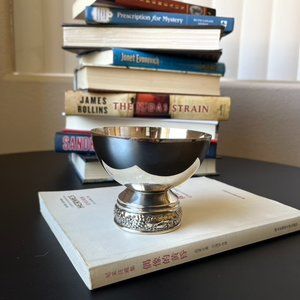 Vintage Silver Goblet Art Water Cup